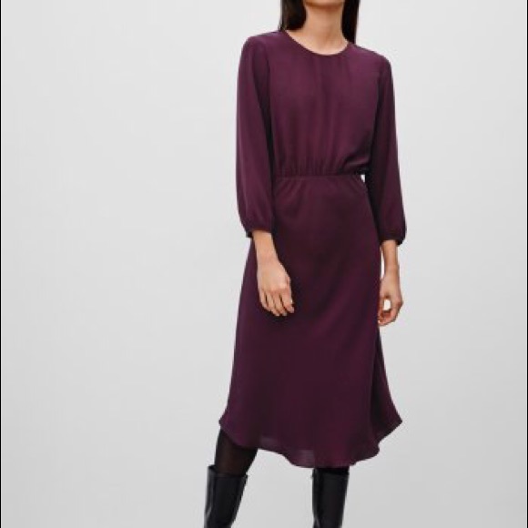 Aritzia Wilfred 'Sonnerat' Dress (black) (BNWT) - Picture 2 of 5